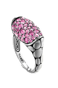 Small Oval Ring Pink